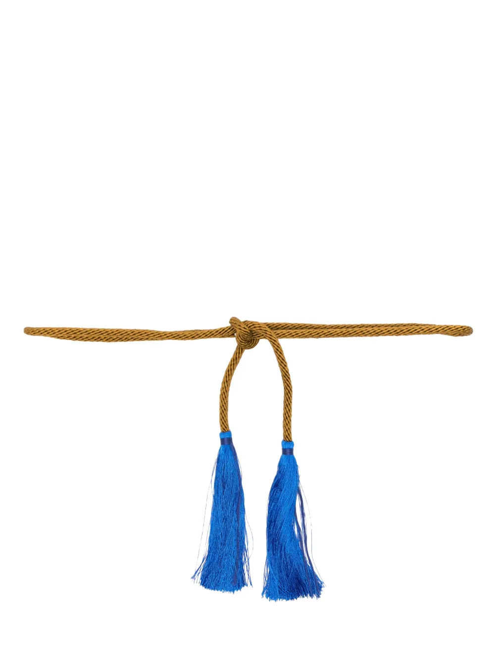 Плетеный ремень с кисточками Forte Forte, синий
Плетеный ремень с кисточками Forte Forte, синий