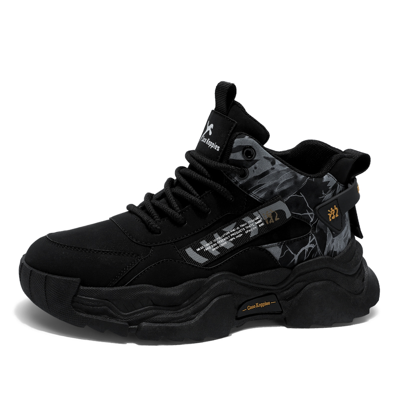 Нескользящие износостойкие повседневные туфли средней высоты для мужчин M.M Party, Black
Нескользящие износостойкие повседневные туфли средней высоты для мужчин M.M Party, Black