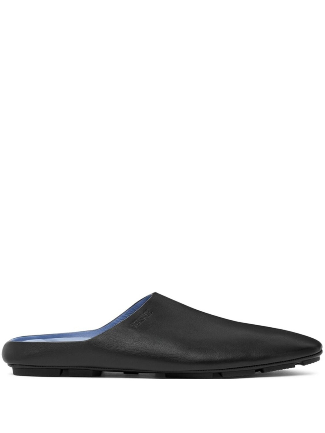 Versace слиперы с тисненым логотипом, черный
Versace слиперы с тисненым логотипом, черный