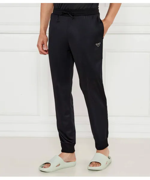 Спортивные штаны Regular fit Emporio Armani, черный 
Спортивные штаны Regular fit Emporio Armani, черный