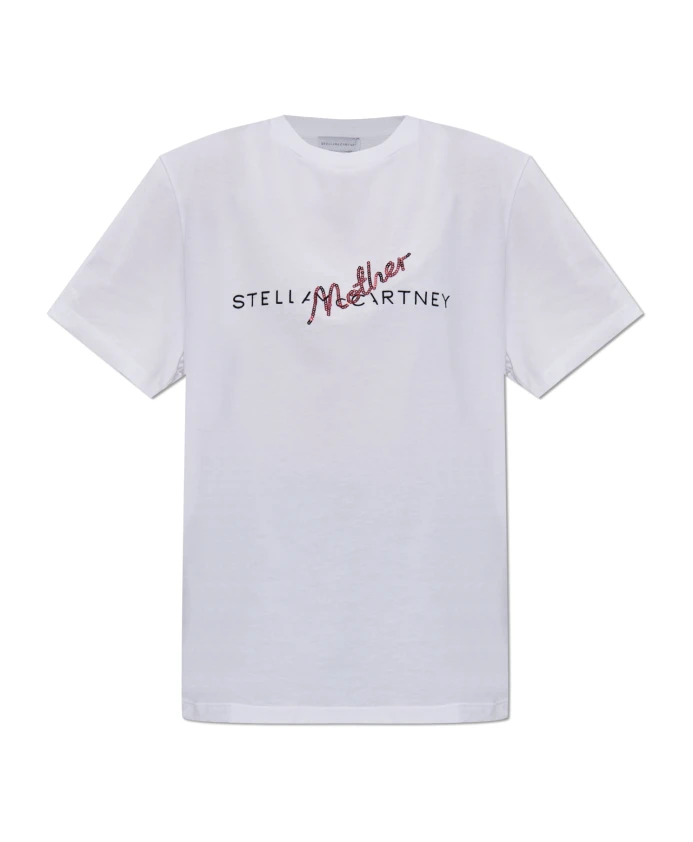 Футболка с логотипом Stella Mccartney, белый
Футболка с логотипом Stella Mccartney, белый