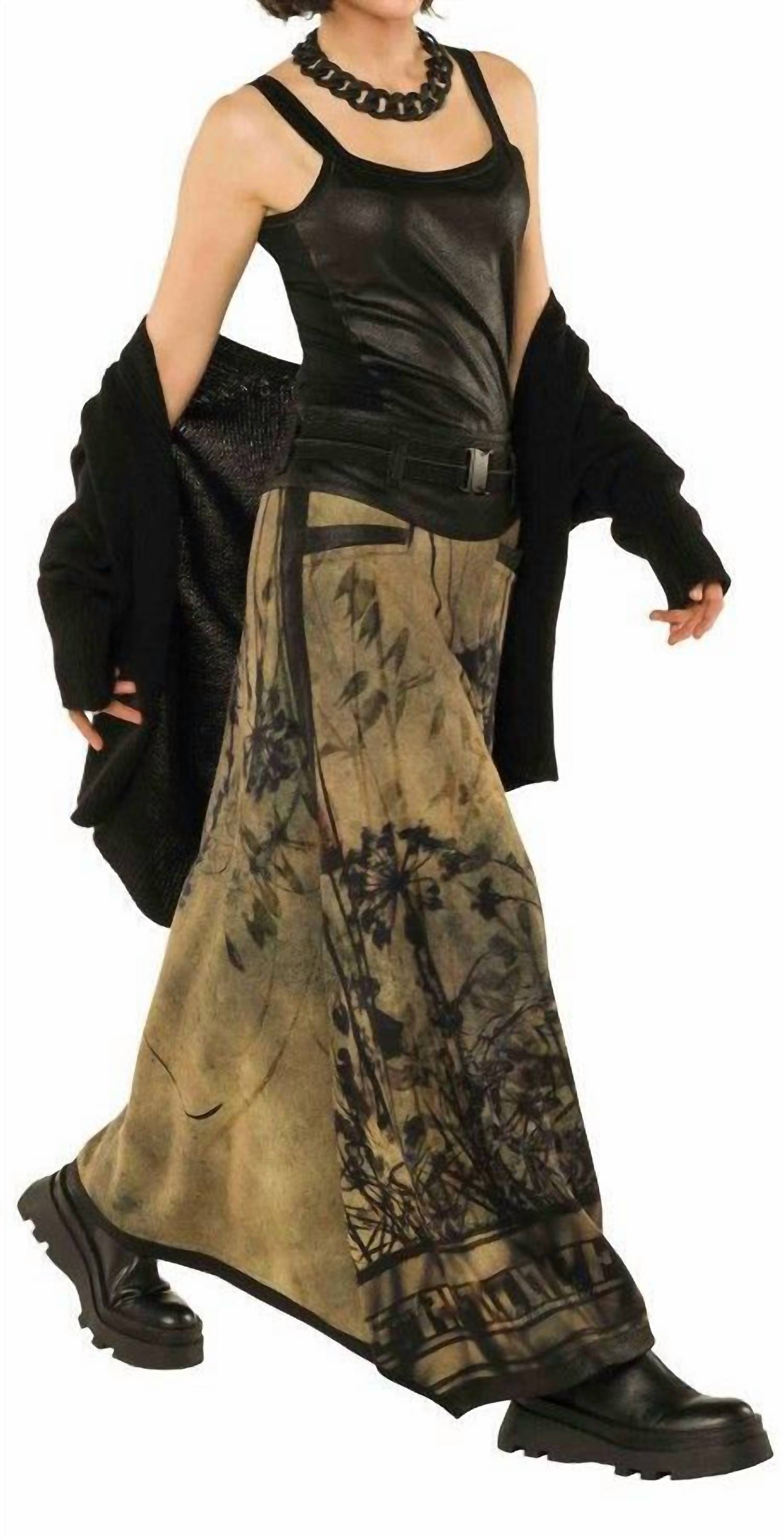 Длинная юбка в черном дереве Beate Heymann
Длинная юбка в черном дереве Beate Heymann