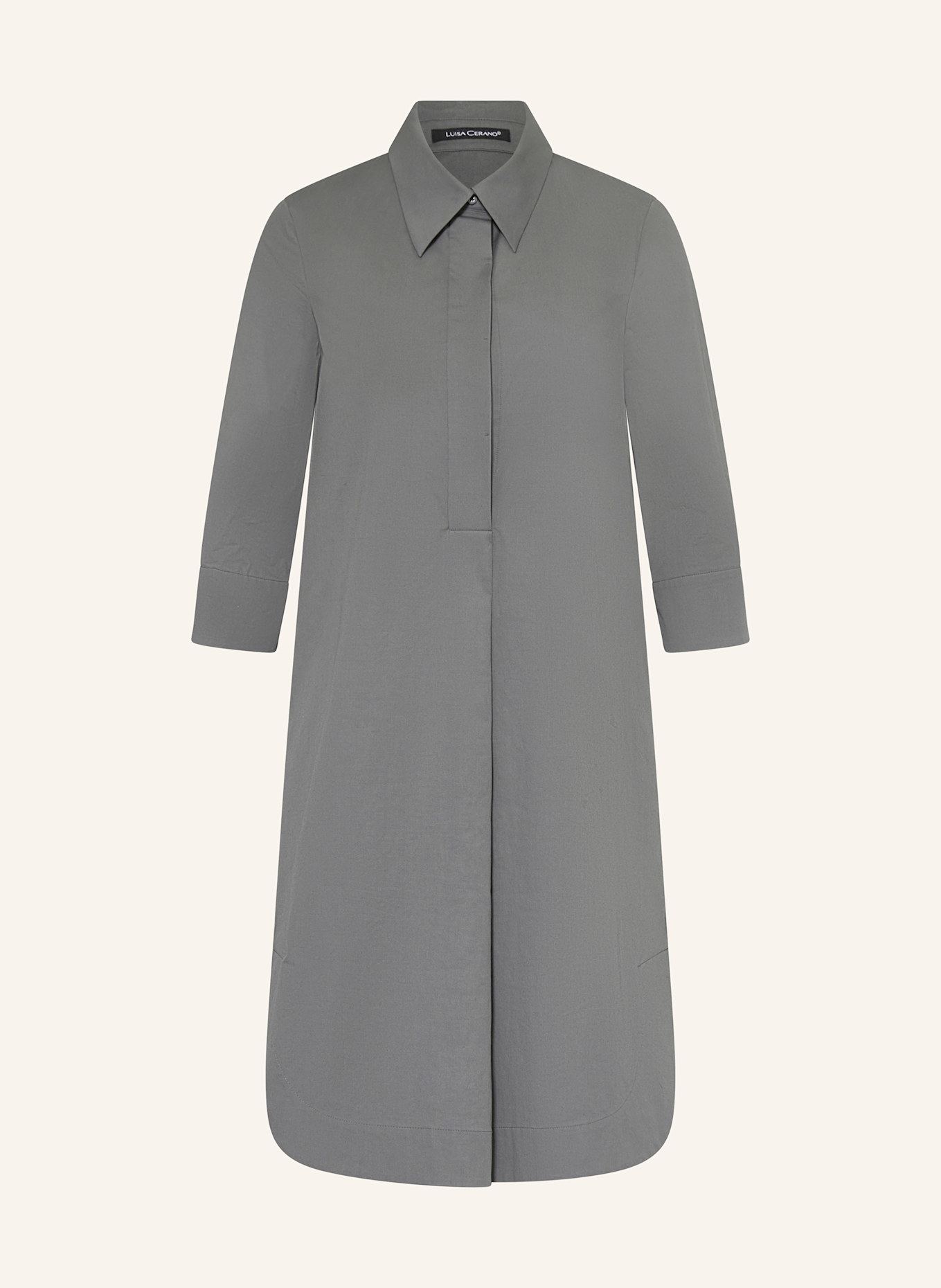 Платье-Рубашка с рукавами 3/4 Luisa Cerano, серый
Платье-Рубашка с рукавами 3/4 Luisa Cerano, серый