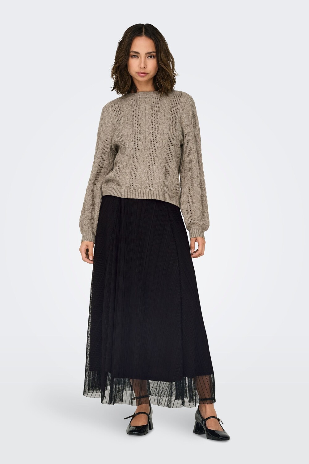 Юбка миди из тюля Only, серый
Юбка миди из тюля Only, серый