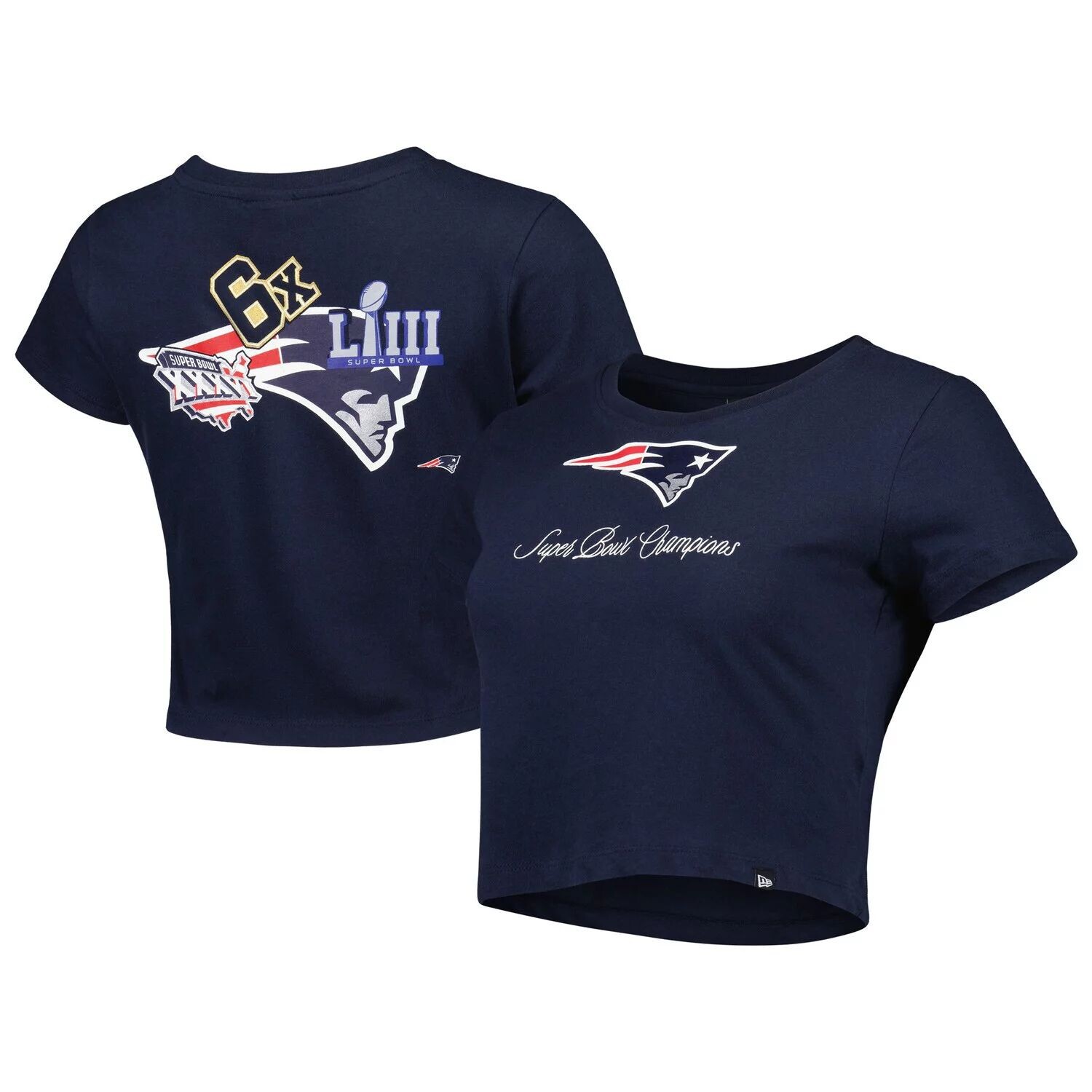Женская футболка New Era Navy New England Patriots Historic Champs New Era
Женская футболка New Era Navy New England Patriots Historic Champs New Era