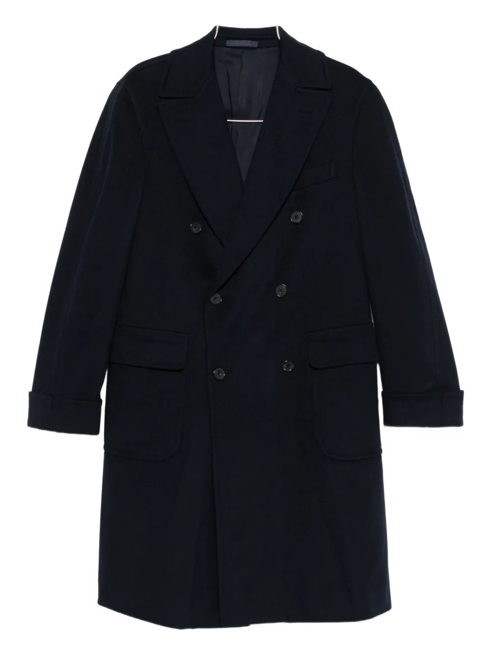 Двубортное пальто с карманами-клапанами Caruso, синий
Двубортное пальто с карманами-клапанами Caruso, синий