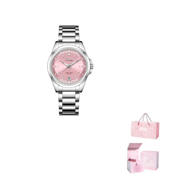 FILA Женские часы кварцевый механизм стальной ремешок розовый циферблат
FILA Женские часы кварцевый механизм стальной ремешок розовый циферблат