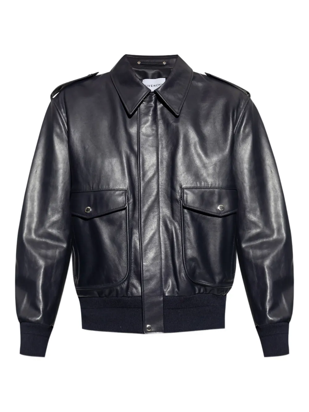 Кожаная куртка с карманами-клапанами Givenchy, черный
Кожаная куртка с карманами-клапанами Givenchy, черный