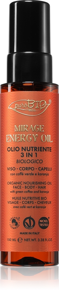 Mirage energy oil многофункциональное масло для лица, тела и волос Purobio Cosmetics, 100 мл
Mirage energy oil многофункциональное масло для лица, тела и волос Purobio Cosmetics, 100 мл