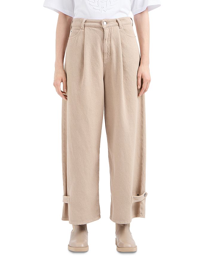 Джинсы с высокой посадкой и широкими штанинами Sand Emporio Armani, коричневый/бежевый
Джинсы с высокой посадкой и широкими штанинами Sand Emporio Armani, коричневый/бежевый