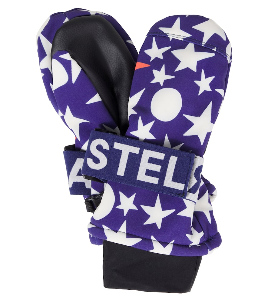 Перчатки для лыж с принтом Stella McCartney Kids, Blu/Multicolor
Перчатки для лыж с принтом Stella McCartney Kids, Blu/Multicolor