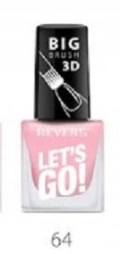 Лак для ногтей Revers 3D Lets Go 64
Лак для ногтей Revers 3D Lets Go 64