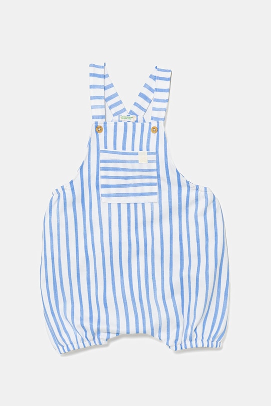 Хлопковый детский комбинезон Rampers United Colors Of Benetton, синий
Хлопковый детский комбинезон Rampers United Colors Of Benetton, синий