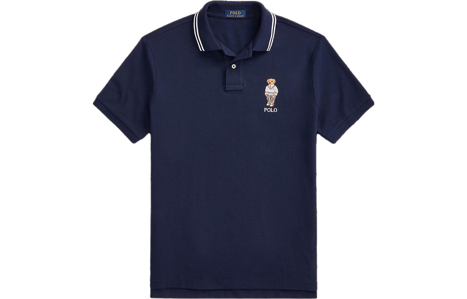 Футболка поло мужская синяя Polo Ralph Lauren 
Футболка поло мужская синяя Polo Ralph Lauren
