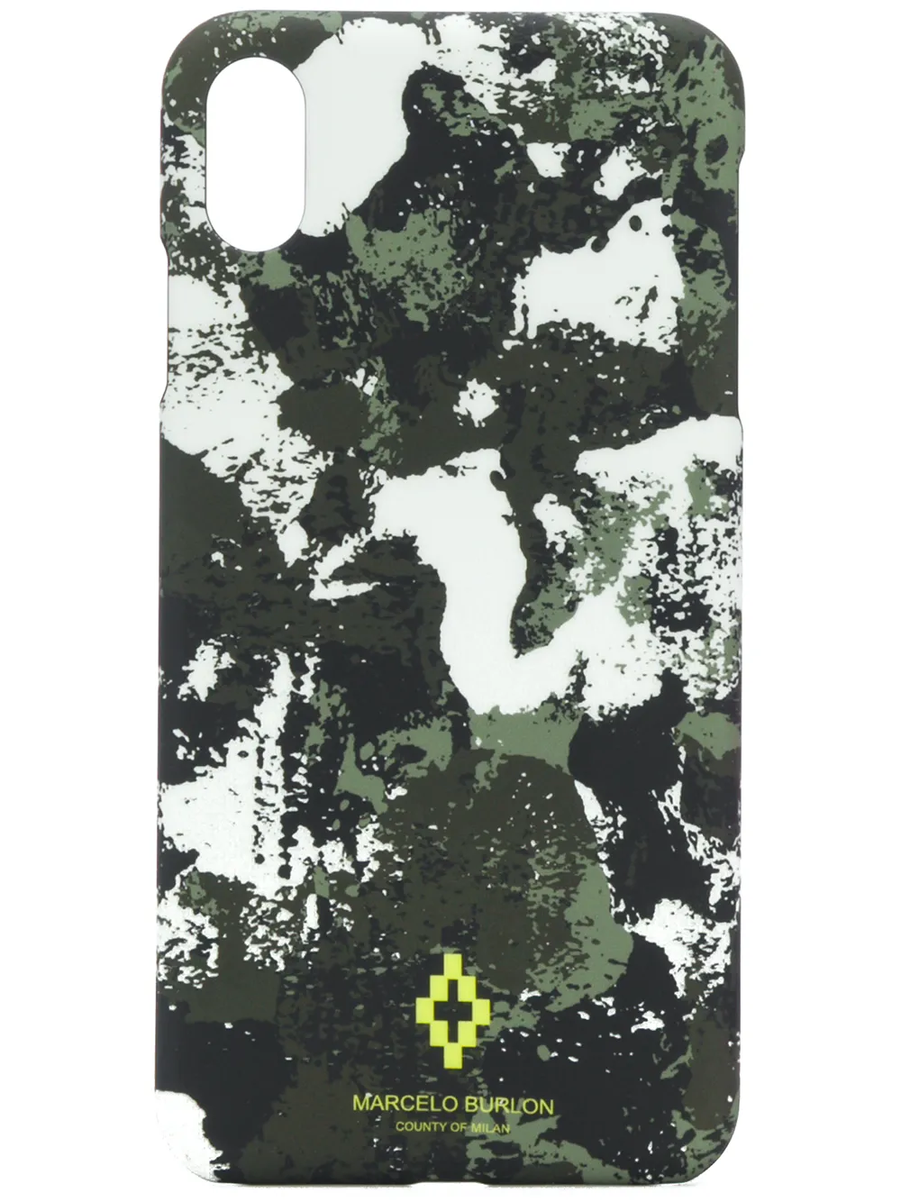 Чехол для iPhone XS с камуфляжным принтом Marcelo Burlon County Of Milan, зеленый
Чехол для iPhone XS с камуфляжным принтом Marcelo Burlon County Of Milan, зеленый