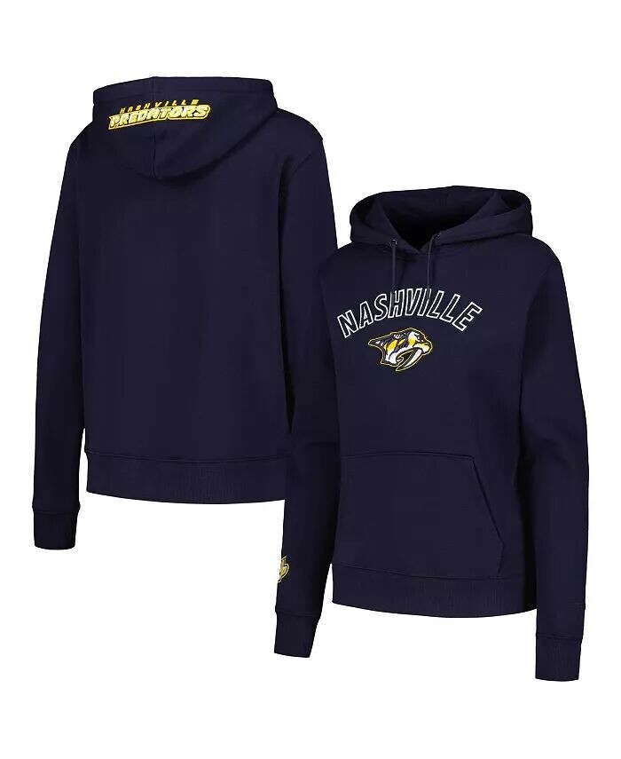 Женская темно-синяя толстовка Nashville Predators Classic Chenille с капюшоном Pro Standard
Женская темно-синяя толстовка Nashville Predators Classic Chenille с капюшоном Pro Standard