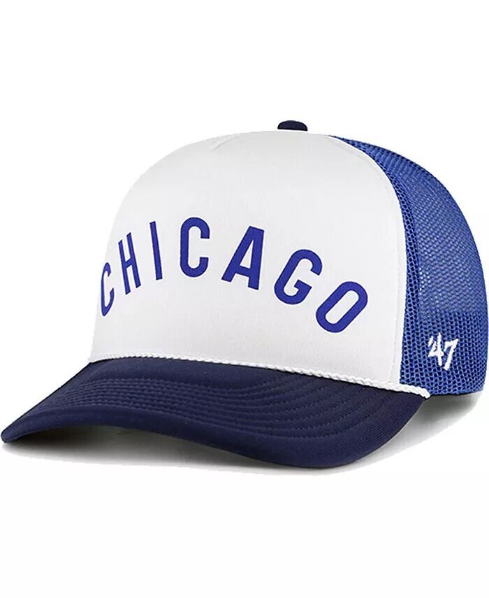 Мужская белая кепка Chicago Cubs из пеноматериала с надписью Trucker Snapback спереди '47 Brand
Мужская белая кепка Chicago Cubs из пеноматериала с надписью Trucker Snapback спереди '47 Brand