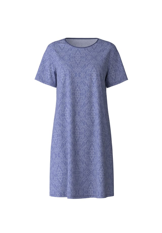 Ночная рубашка с короткими рукавами ночное белье xtra Calida, синий
Ночная рубашка с короткими рукавами ночное белье xtra Calida, синий