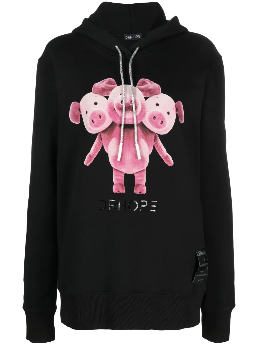 Худи с графичным принтом Drhope, черный
Худи с графичным принтом Drhope, черный