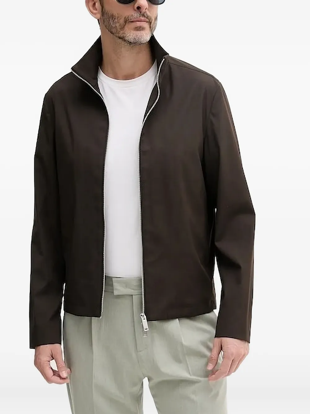 Куртка с застежкой-молнией на воротнике Sisley, коричневый
Куртка с застежкой-молнией на воротнике Sisley, коричневый