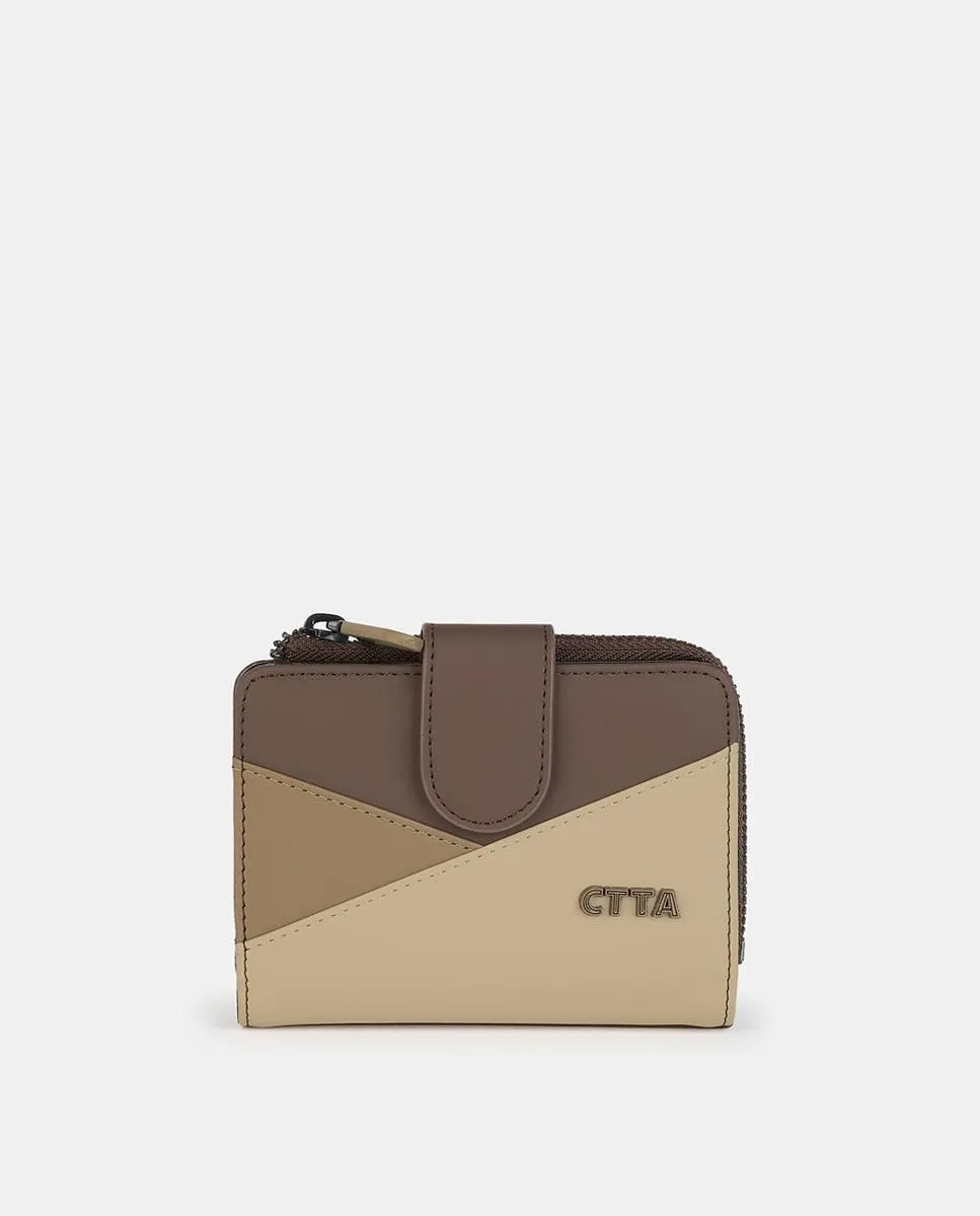 Кошелек с клапаном и молнией Caminatta, коричневый
Кошелек с клапаном и молнией Caminatta, коричневый