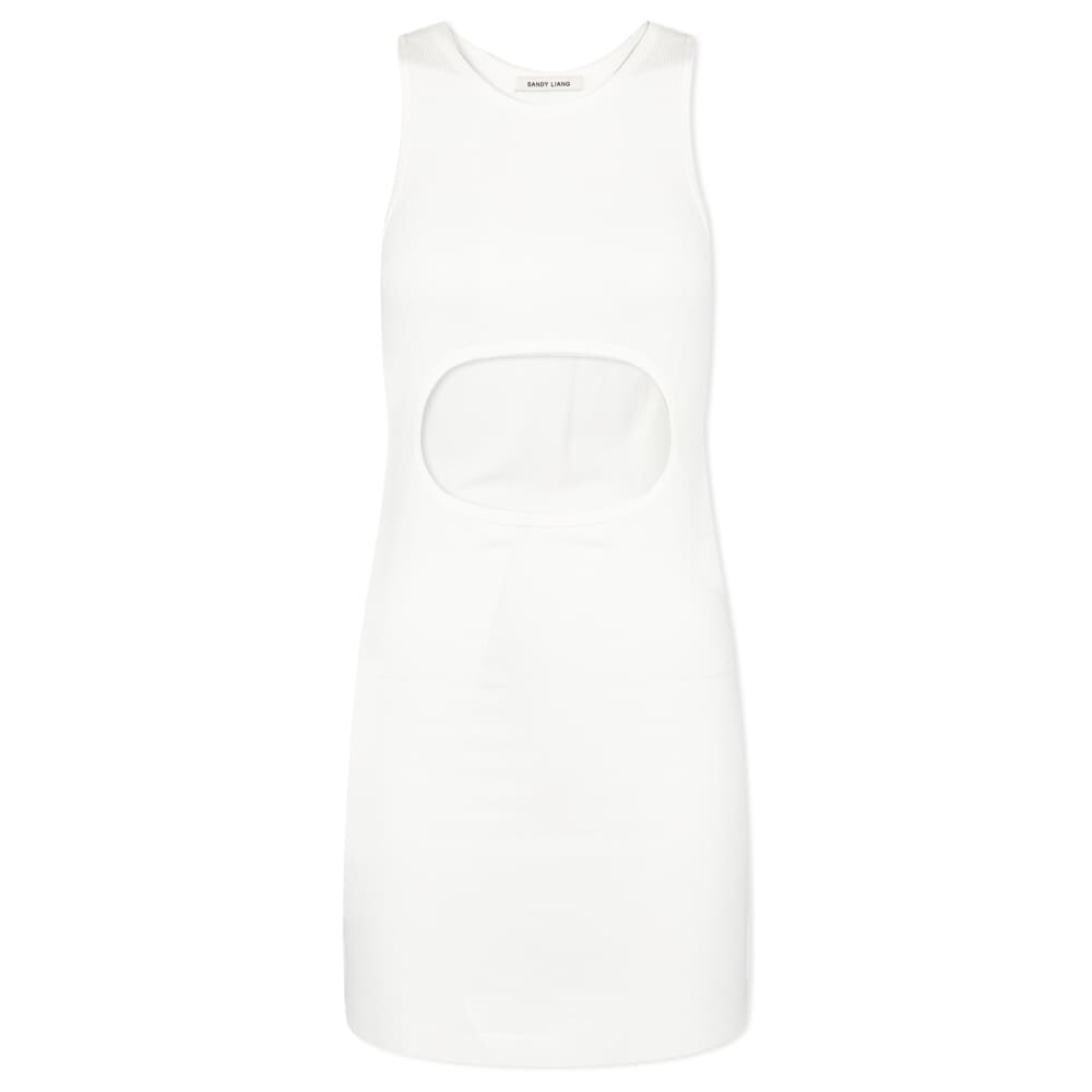 Платье-майка Sandy Liang Riblet, белый
Платье-майка Sandy Liang Riblet, белый