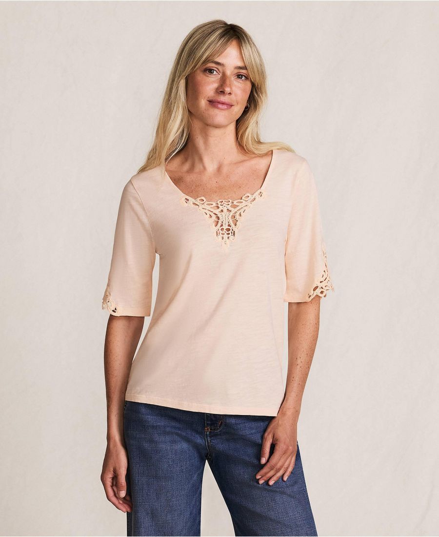 Женская футболка с рукавами до локтя и кружевной отделкой Lands' End, Pink opal, Розовый, Женская футболка с рукавами до локтя и кружевной отделкой Lands' End, Pink opal
Женская футболка с рукавами до локтя и кружевной отделкой Lands' End, Pink opal, Розовый, Женская футболка с рукавами до локтя и кружевной отделкой Lands' End, Pink opal