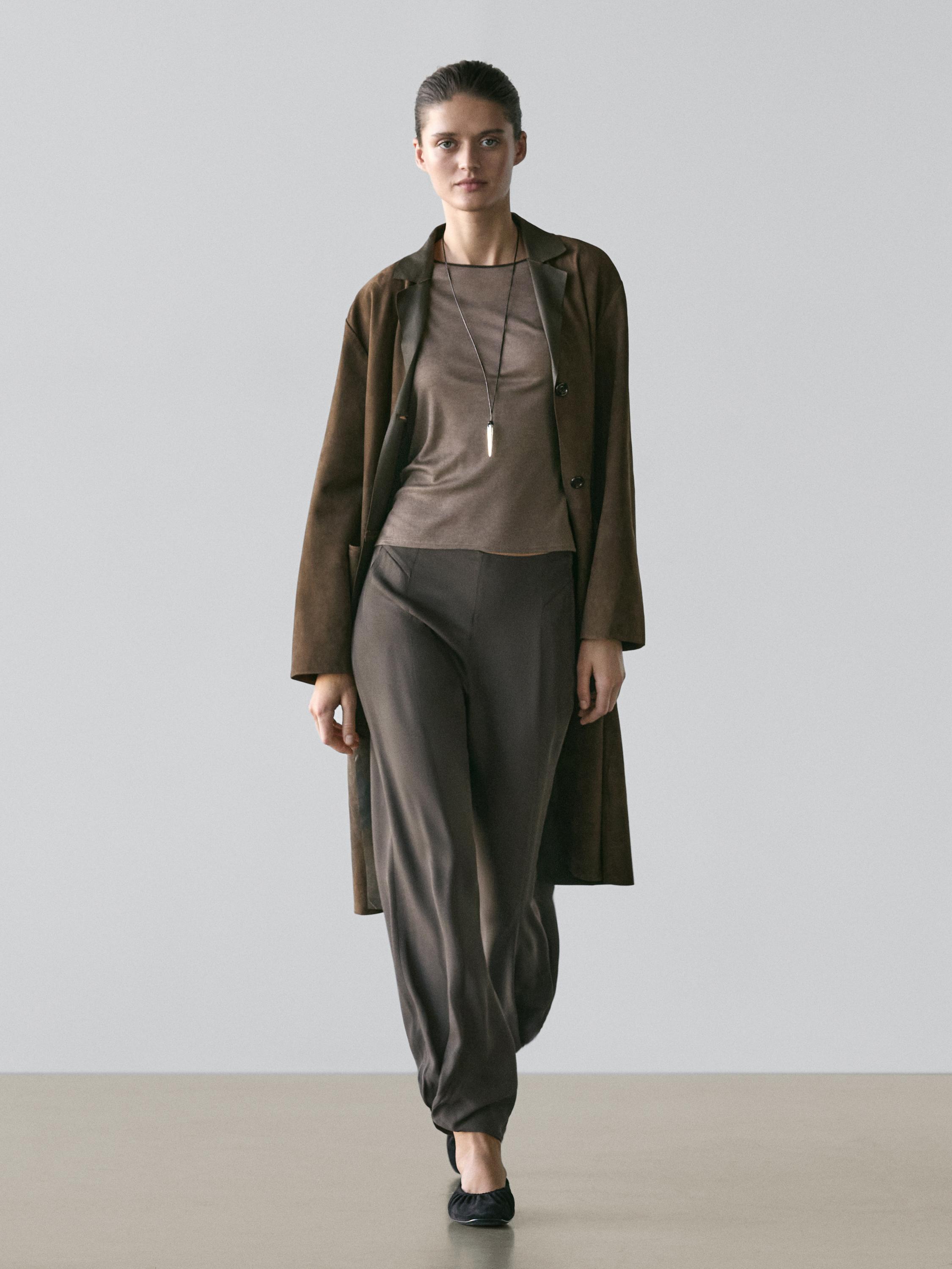 Летящие брюки-саруэл Massimo Dutti, greyish green
Летящие брюки-саруэл Massimo Dutti, greyish green