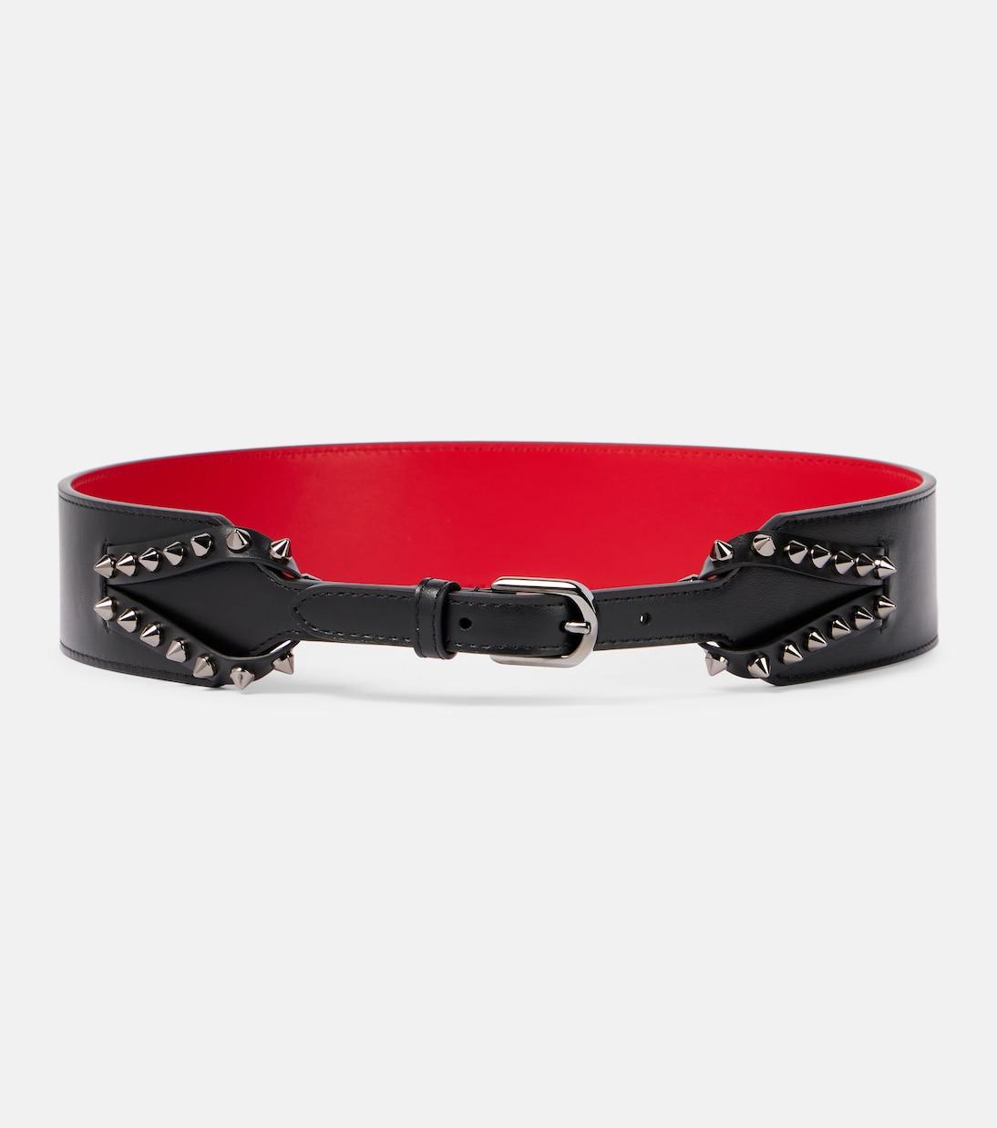Кожаный ремень Cabata с шипами Christian Louboutin, Blac/Gun Mertal
Кожаный ремень Cabata с шипами Christian Louboutin, Blac/Gun Mertal