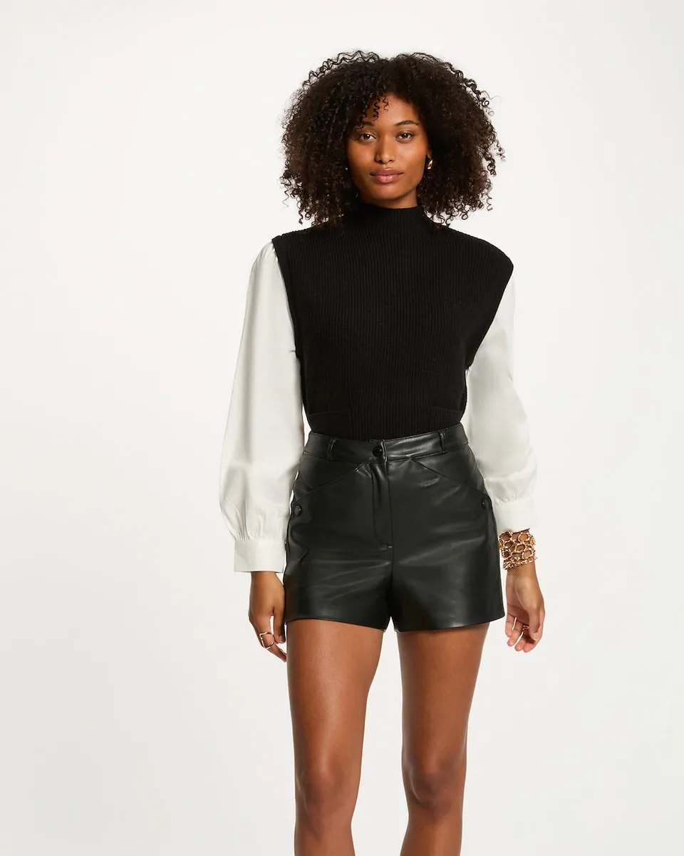 Женский короткий топ без рукавов Morgan, черный
Женский короткий топ без рукавов Morgan, черный