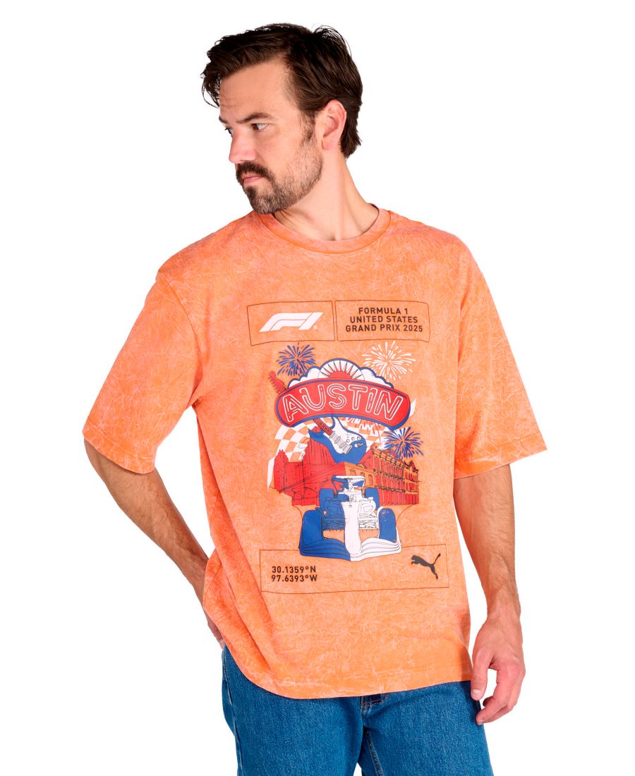 Мужская футболка с коротким рукавом с графическим принтом Formula 1 Austin Puma, Orange, Оранжевый, Мужская футболка с коротким рукавом с графическим принтом Formula 1 Austin Puma, Orange
Мужская футболка с коротким рукавом с графическим принтом Formula 1 Austin Puma, Orange, Оранжевый, Мужская футболка с коротким рукавом с графическим принтом Formula 1 Austin Puma, Orange