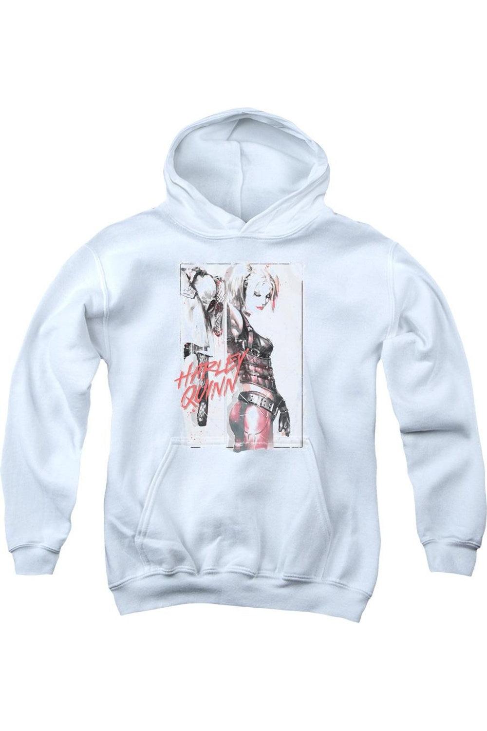 Батмен в технике размывки тушью, худи с капюшоном для молодежи Harley Gildan, белый
Батмен в технике размывки тушью, худи с капюшоном для молодежи Harley Gildan, белый
