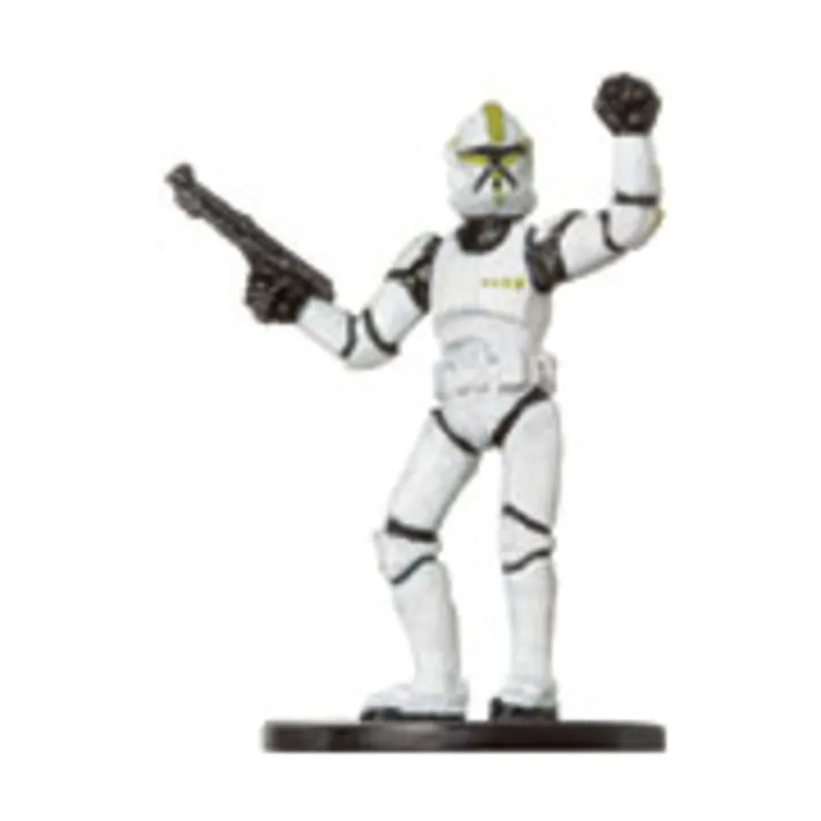 Клон-солдат-сержант (К), Star Wars - Collectible Miniatures Game - Set - Clone Strike Singles
Клон-солдат-сержант (К), Star Wars - Collectible Miniatures Game - Set - Clone Strike Singles