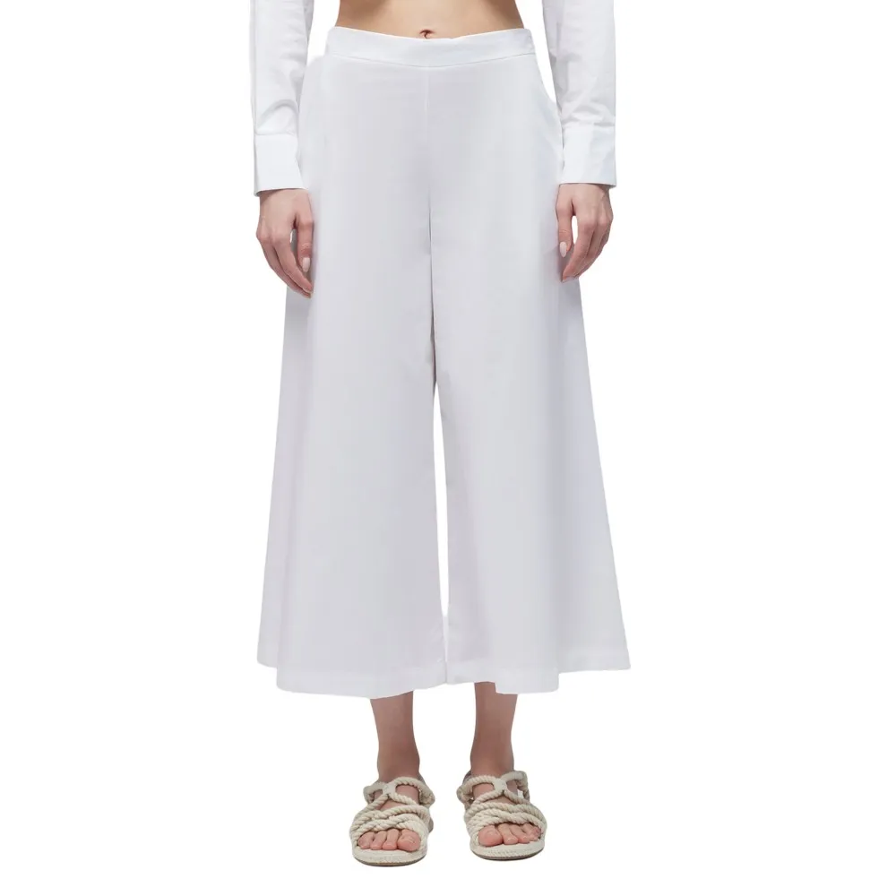 Брюки с высокой талией Sundek Popeline, белый
Брюки с высокой талией Sundek Popeline, белый