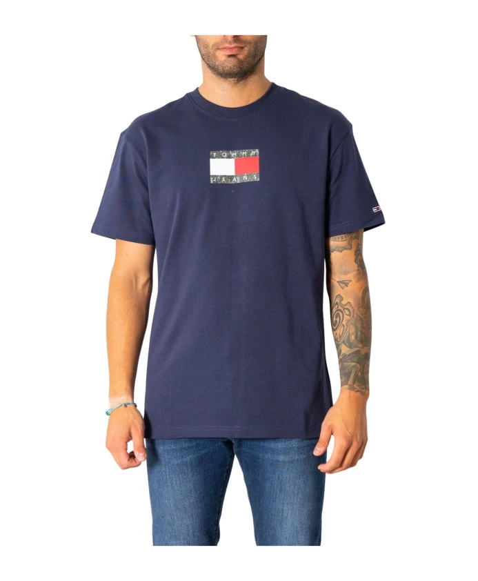 Синяя футболка с длинными рукавами и круглым вырезом, с принтом. Tommy Jeans, синий
Синяя футболка с длинными рукавами и круглым вырезом, с принтом. Tommy Jeans, синий