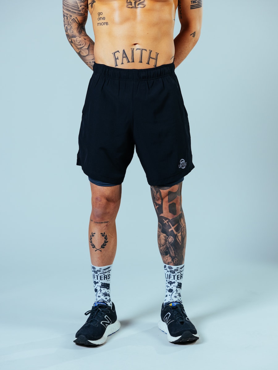 Облегающие спортивные брюки Lifters Hybrid 2-in-1, черный
Облегающие спортивные брюки Lifters Hybrid 2-in-1, черный