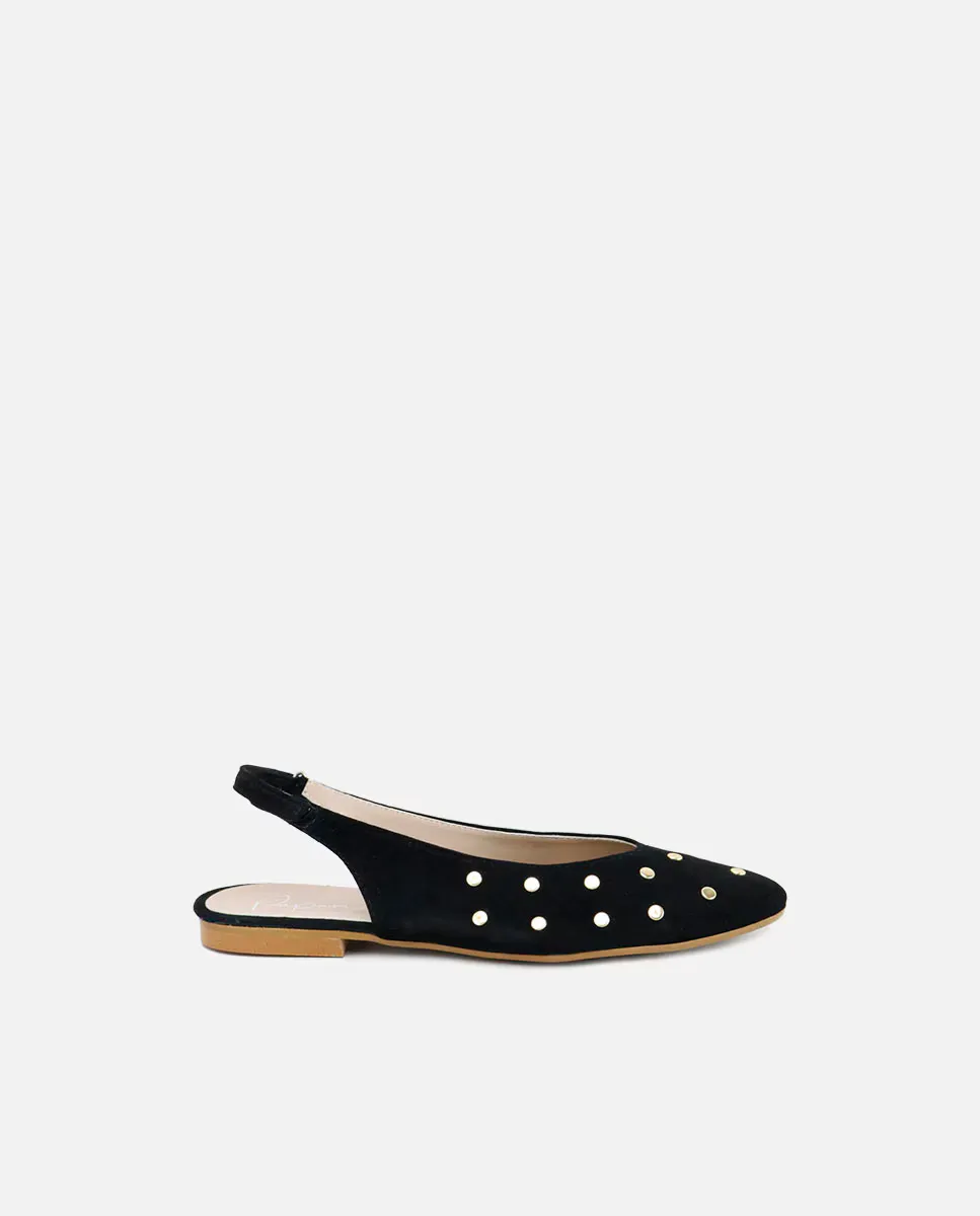 Замшевые балетки для девочек с заклепками Eli 1957, черный
Замшевые балетки для девочек с заклепками Eli 1957, черный