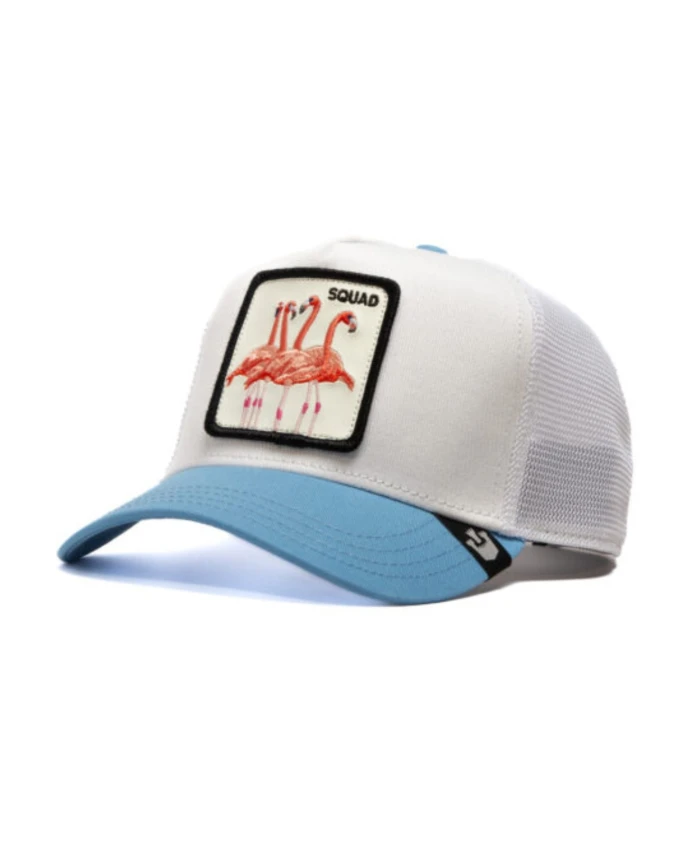 Бейсболка дальнобойщика "Скотный двор" "Фламинго Отряда" Goorin Bros, белый
Бейсболка дальнобойщика "Скотный двор" "Фламинго Отряда" Goorin Bros, белый