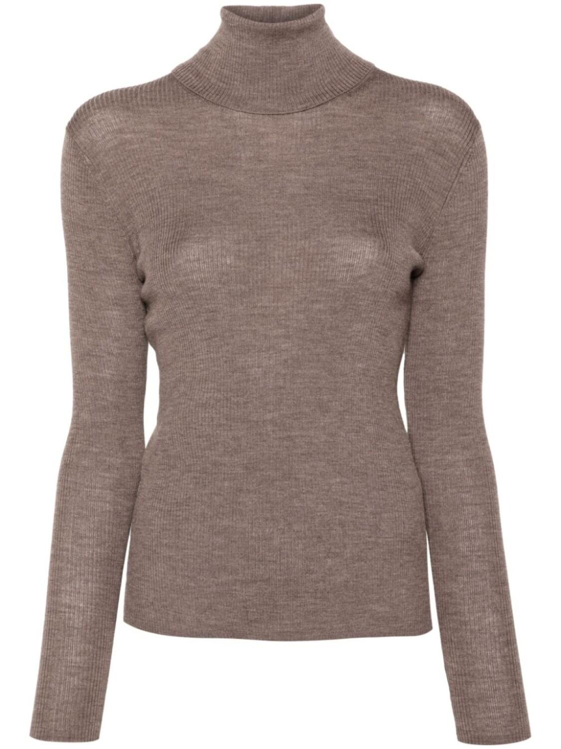 P.A.R.O.S.H. джемпер с высоким воротником, коричневый
P.A.R.O.S.H. джемпер с высоким воротником, коричневый