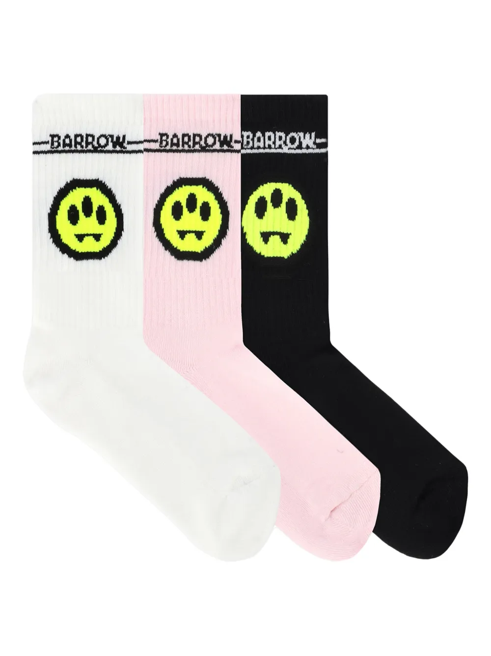 Комплект из трех пар носков с принтом Barrow kids, белый
Комплект из трех пар носков с принтом Barrow kids, белый
