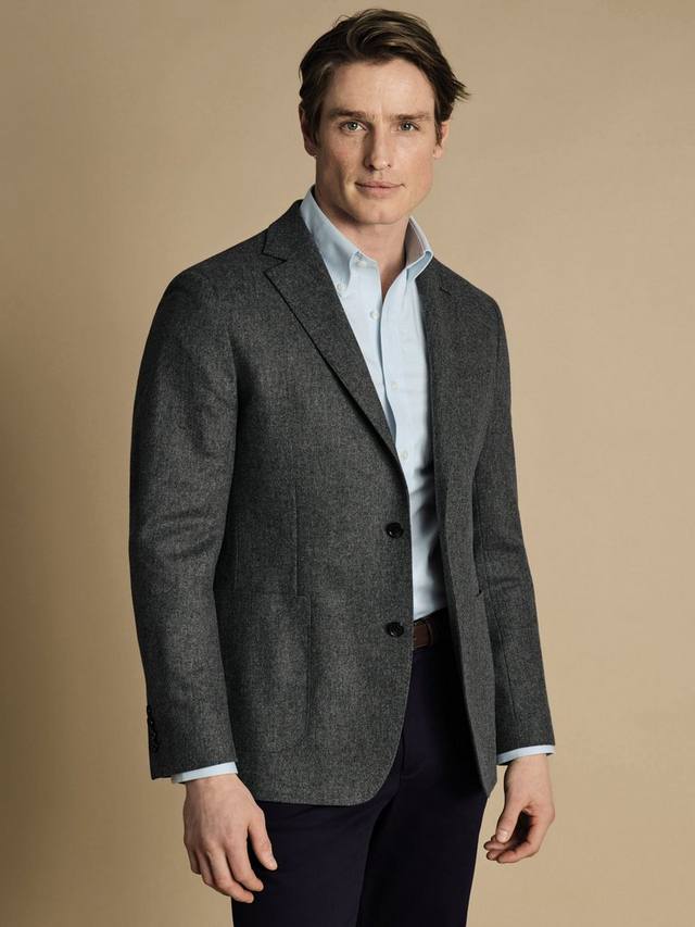 Однобортный шерстяной пиджак Charles Tyrwhitt
Однобортный шерстяной пиджак Charles Tyrwhitt