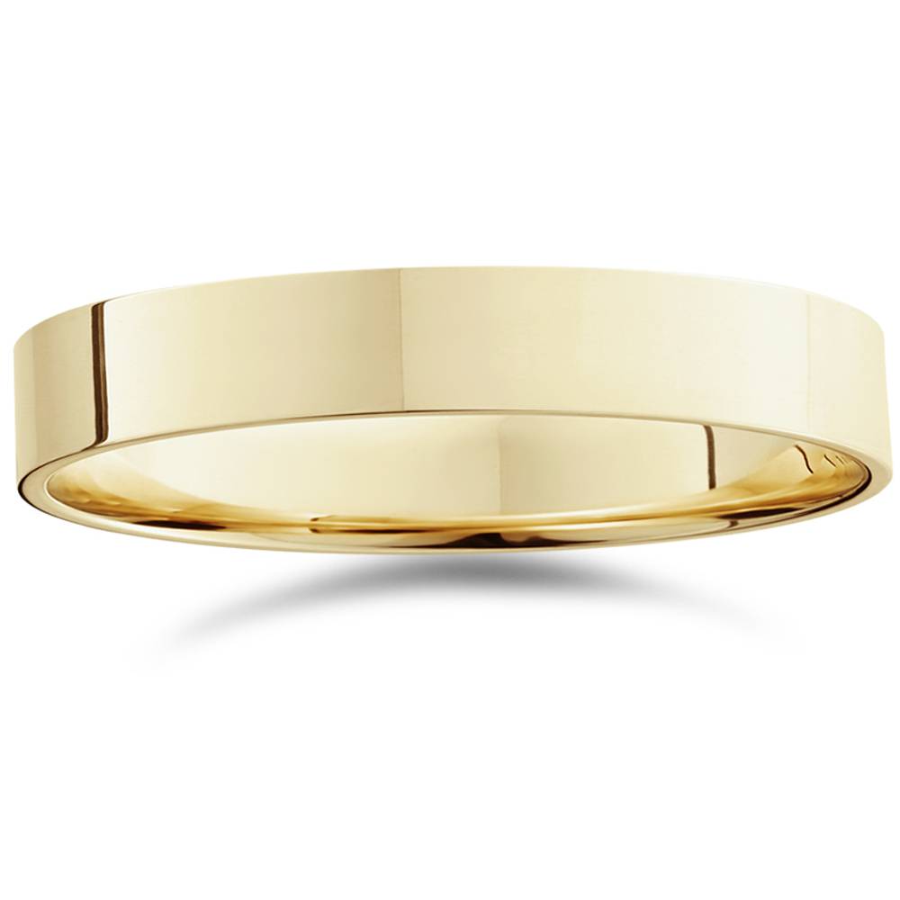 Плоское полированное обручальное кольцо 4 мм из 10-каратного желтого золота. Размер на выбор. Pompeii3, желтый
Плоское полированное обручальное кольцо 4 мм из 10-каратного желтого золота. Размер на выбор. Pompeii3, желтый