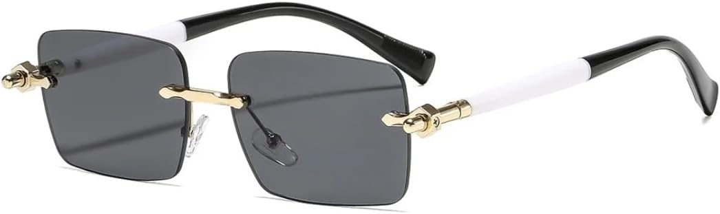 Ретро-солнцезащитные очки без оправы с градиентным переходом цвета для женщин, контрастная цветовая оправа, модные универсальные очки для мужчин и мужчин, повседневные очки с защитой от УФ-излучения UV400 SZVVBKK, Golden Black
Ретро-солнцезащитные очки без оправы с градиентным переходом цвета для женщин, контрастная цветовая оправа, модные универсальные очки для мужчин и мужчин, повседневные очки с защитой от УФ-излучения UV400 SZVVBKK, Golden Black