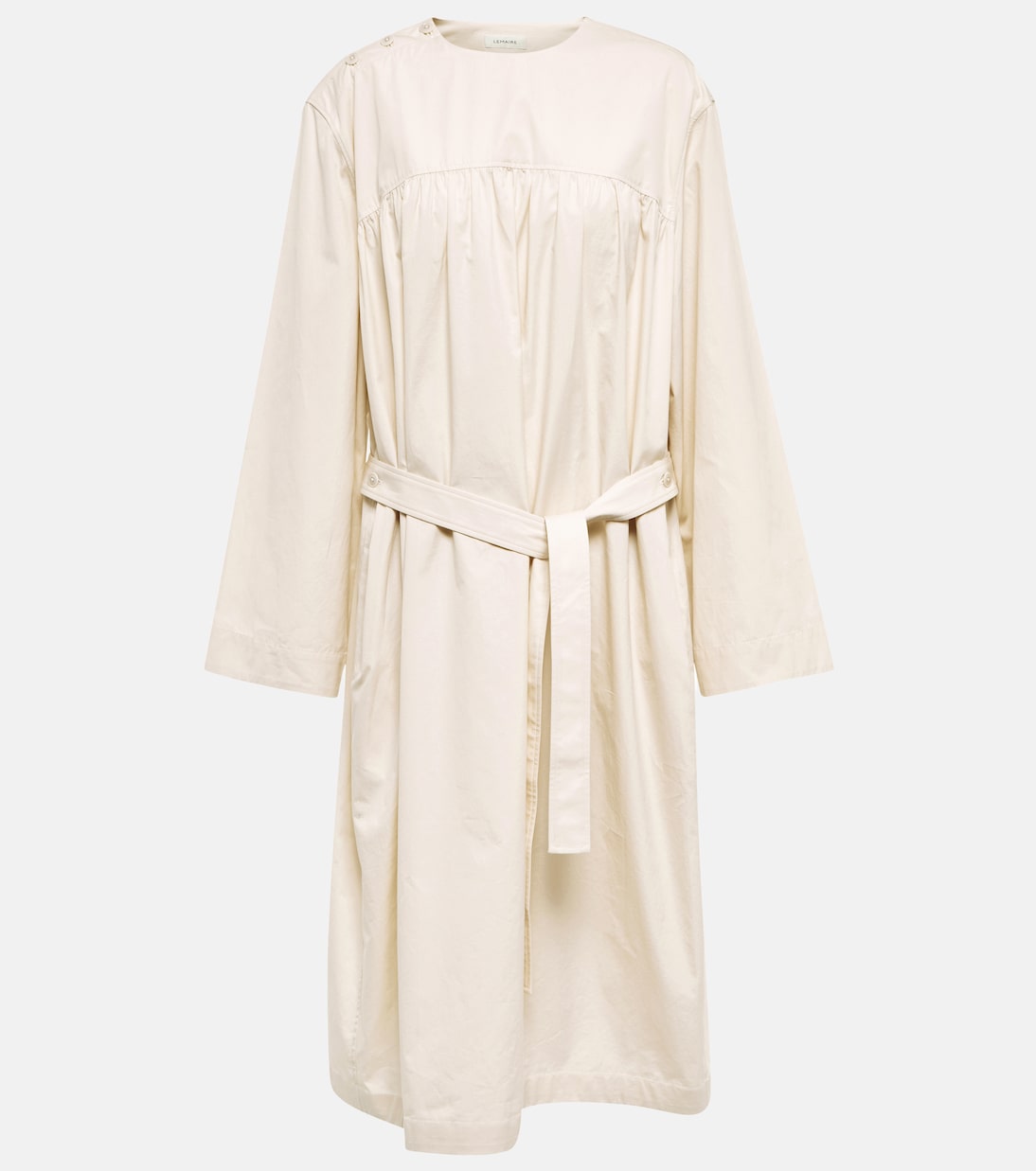 Платье миди из хлопкового поплина с поясом Lemaire, Light Cream
Платье миди из хлопкового поплина с поясом Lemaire, Light Cream