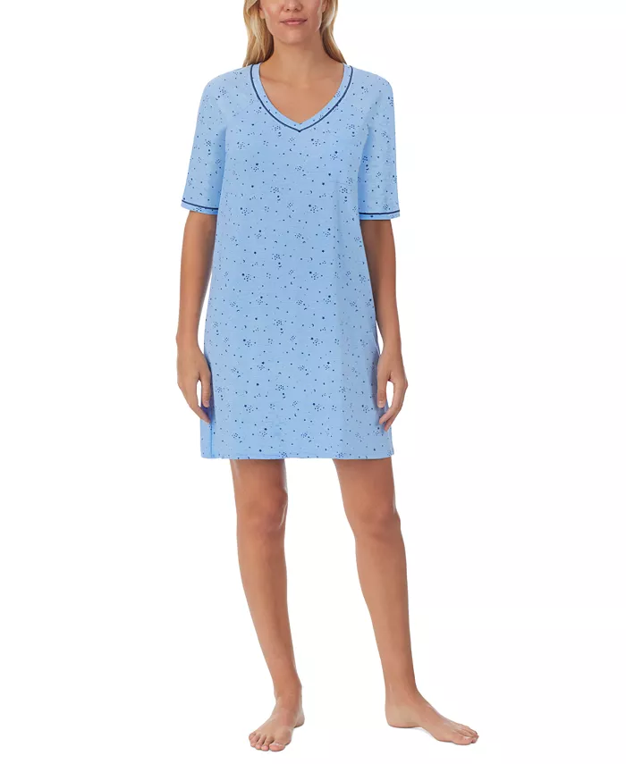 Футболка для сна с влагоотводящим эффектом и укороченными рукавами Cuddl Duds, синий
Футболка для сна с влагоотводящим эффектом и укороченными рукавами Cuddl Duds, синий