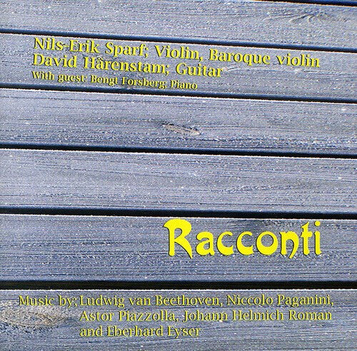 CD диск Sparf Harenstam Duo: Racconti
CD диск Sparf Harenstam Duo: Racconti