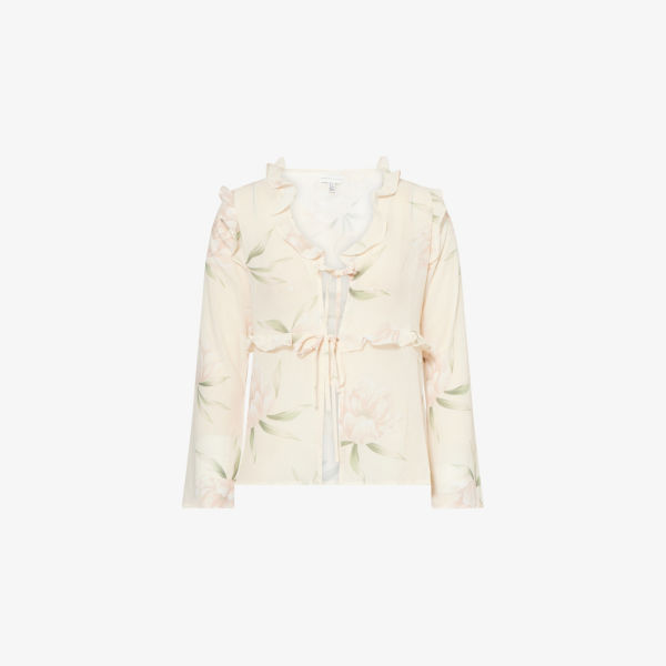 Блузка Pretty Lavish с рюшами, бежевый
Блузка Pretty Lavish с рюшами, бежевый