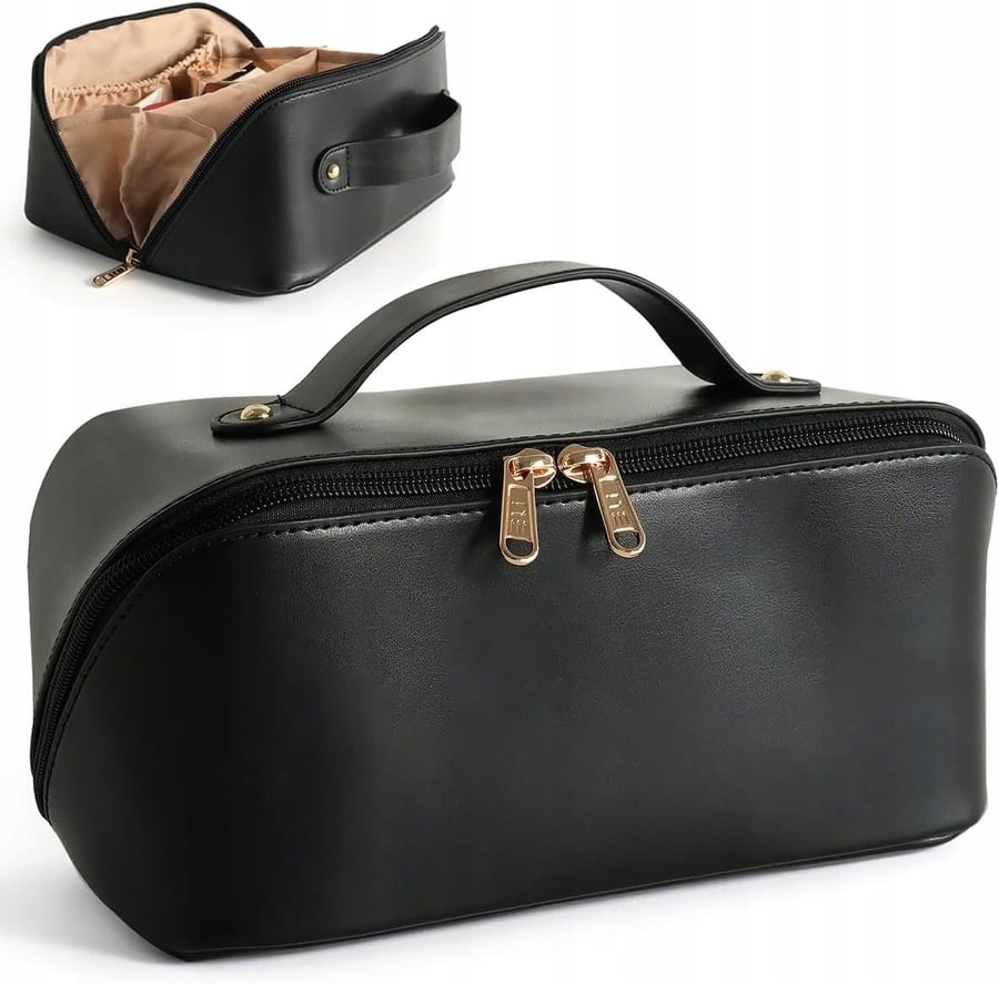 Портативная косметичка на молнии, складная, ручка 23,5x11x11 Mamunu Black Inna marka
Портативная косметичка на молнии, складная, ручка 23,5x11x11 Mamunu Black Inna marka