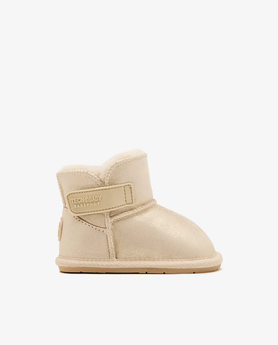 Ботиночки детские в австралийском стиле с меховой подкладкой Conguitos, золотой 
Ботиночки детские в австралийском стиле с меховой подкладкой Conguitos, золотой