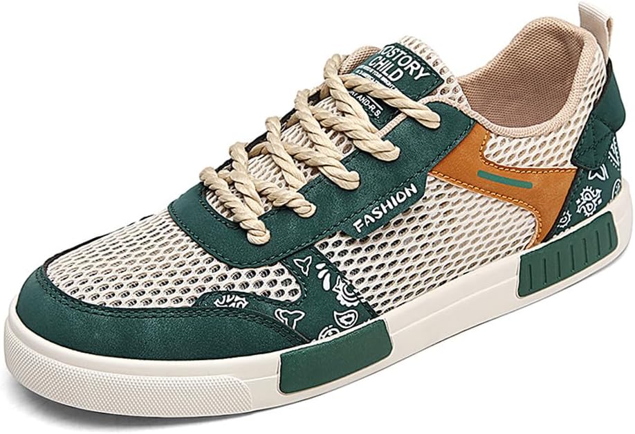 Мужские модные кроссовки WELRUNG для скейтборда, прогулок и бега, зеленый
Мужские модные кроссовки WELRUNG для скейтборда, прогулок и бега, зеленый